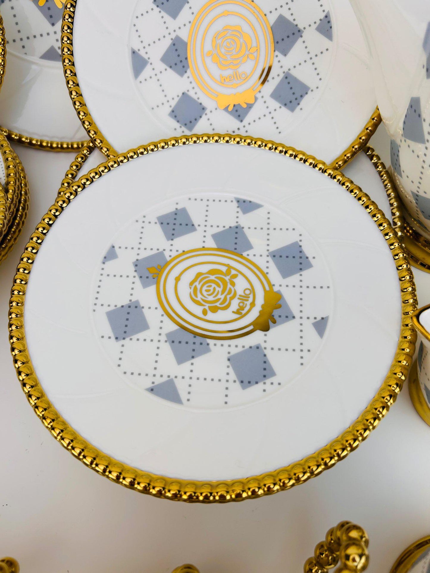tea set, crockery, teacup set, tea, ceramic, kitchen items