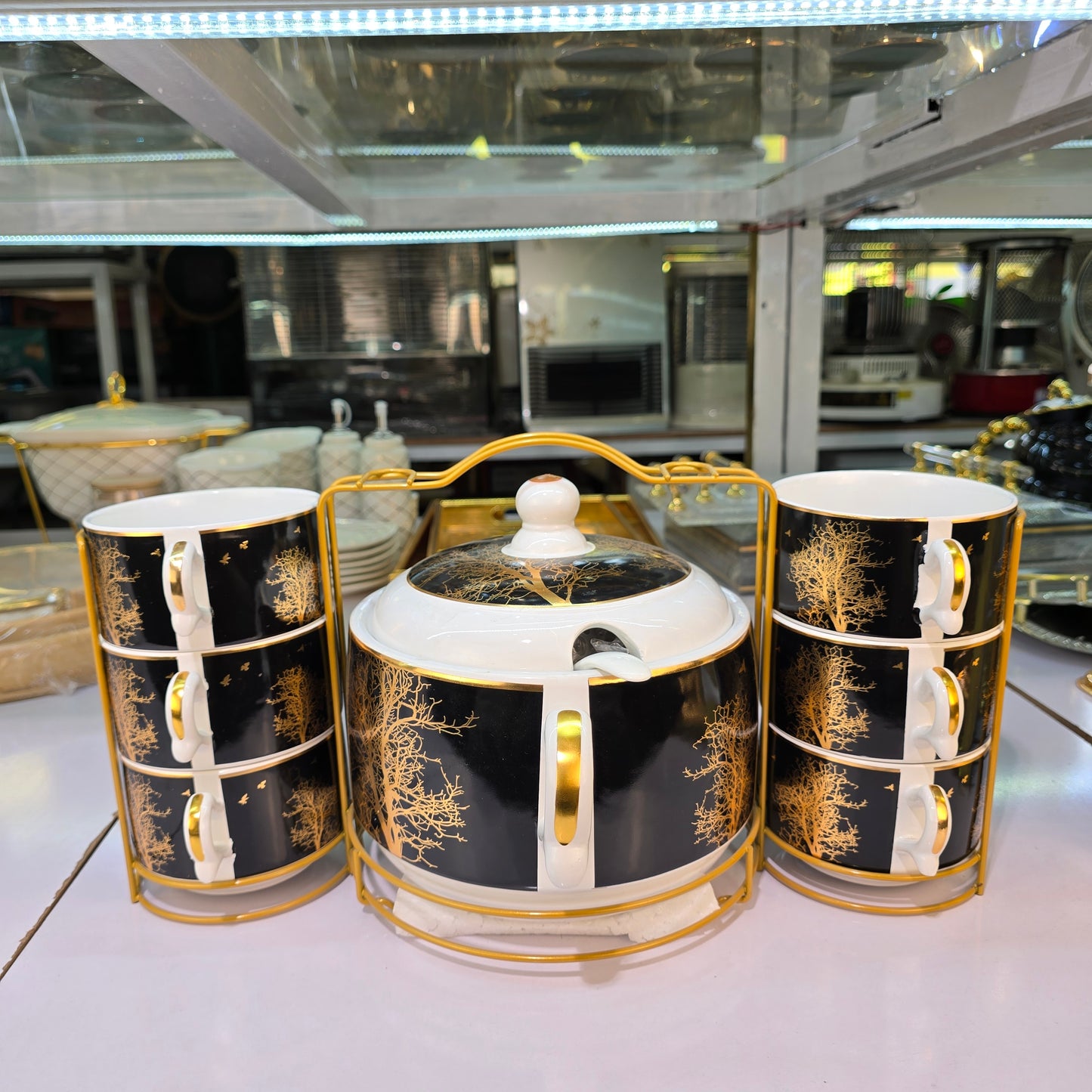 soup set
soup
crockery
crockery set
ceramic
kitchen utensils
kitchen items
ceramic soup set
dinnerware sets
kitchenware
black soup set