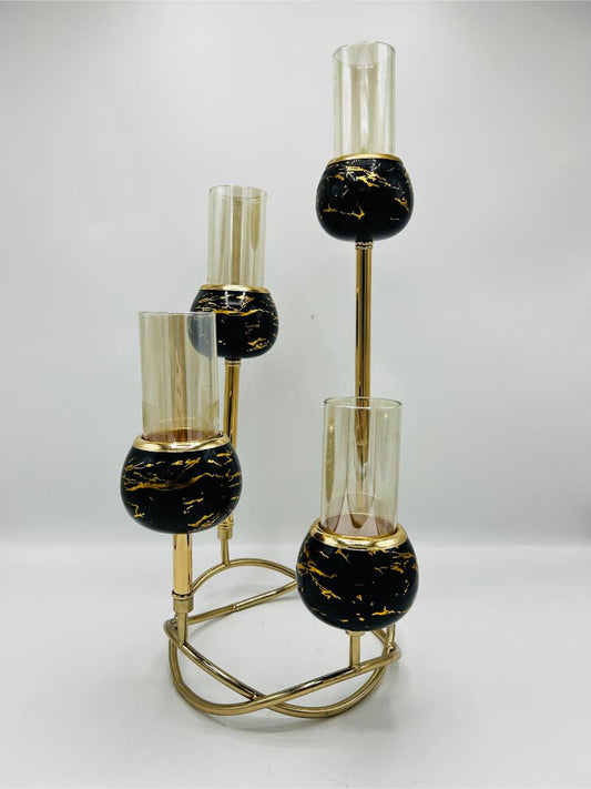 4 candle stand set