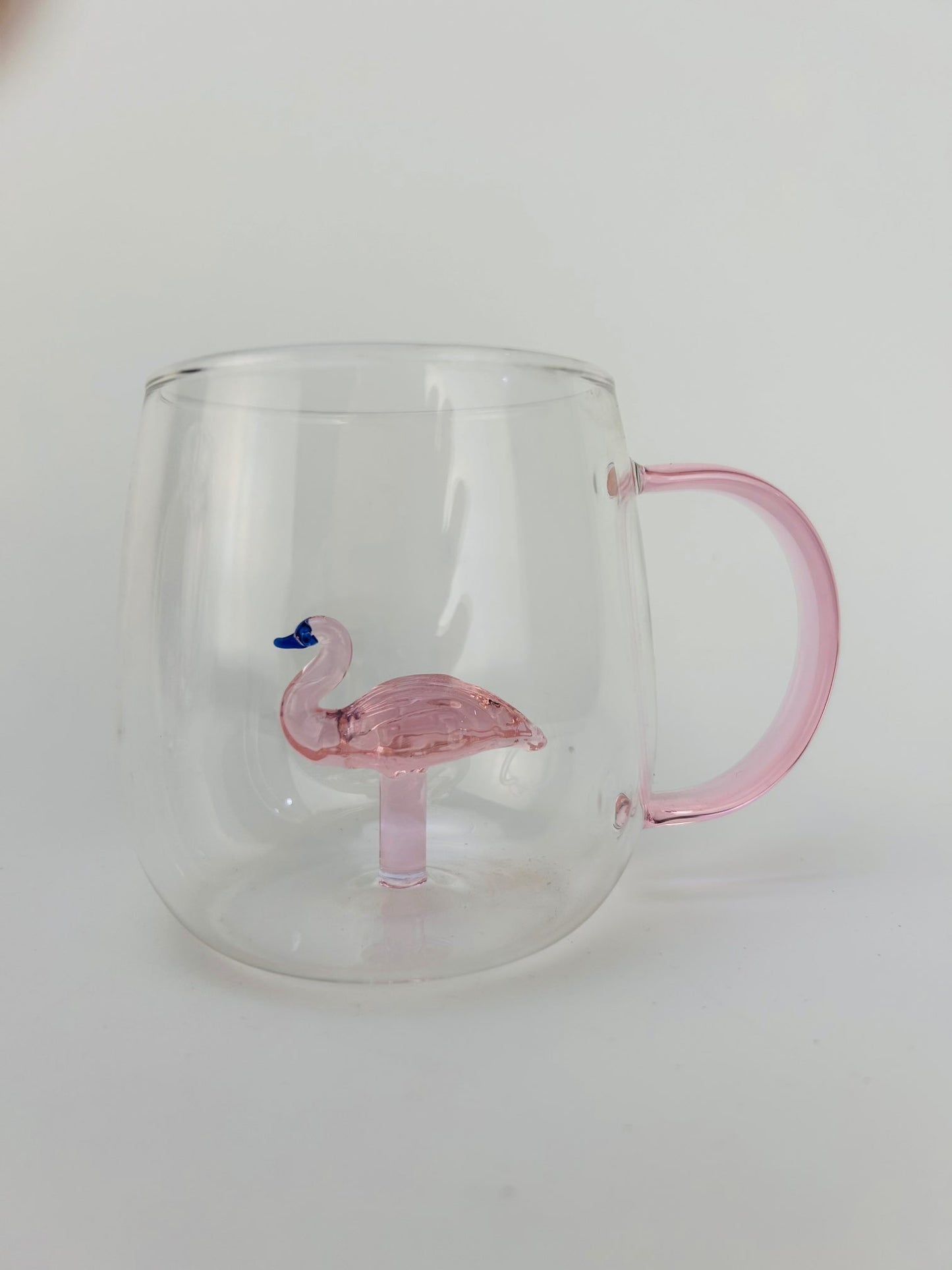 3D Flamingo inside Glass set